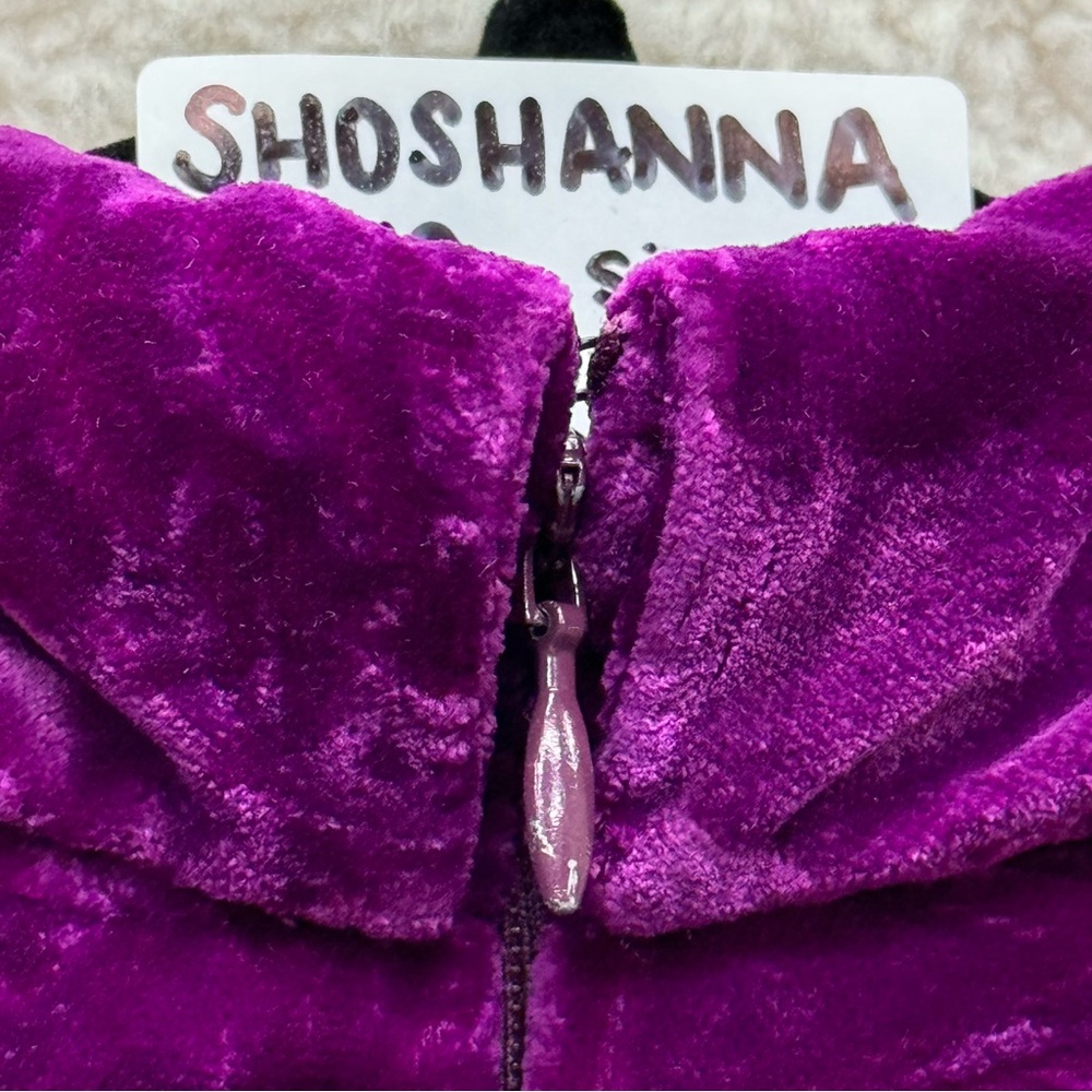 Size 6 - SHOSHANNA - Caroline Velvet Purple Dress Rent the Runway RTR $440 msrp - Picture 13 of 13